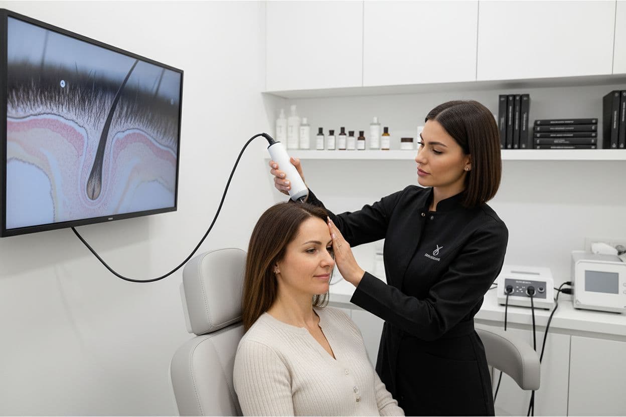 Haarvolumenverlust erklärt: Ursachen, Risiken, Lösungen