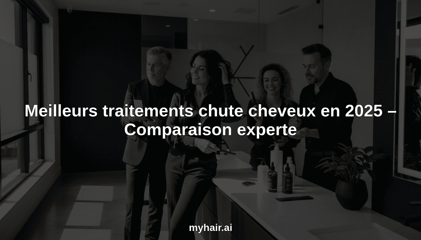 Meilleurs traitements chute cheveux en 2025 – Comparaison experte
