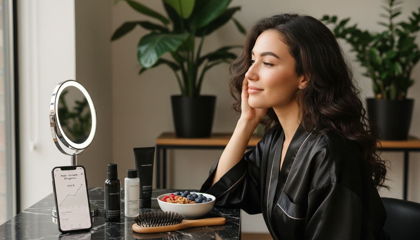 7 Schritte Haarwachstum Checkliste für gesünderes Haar