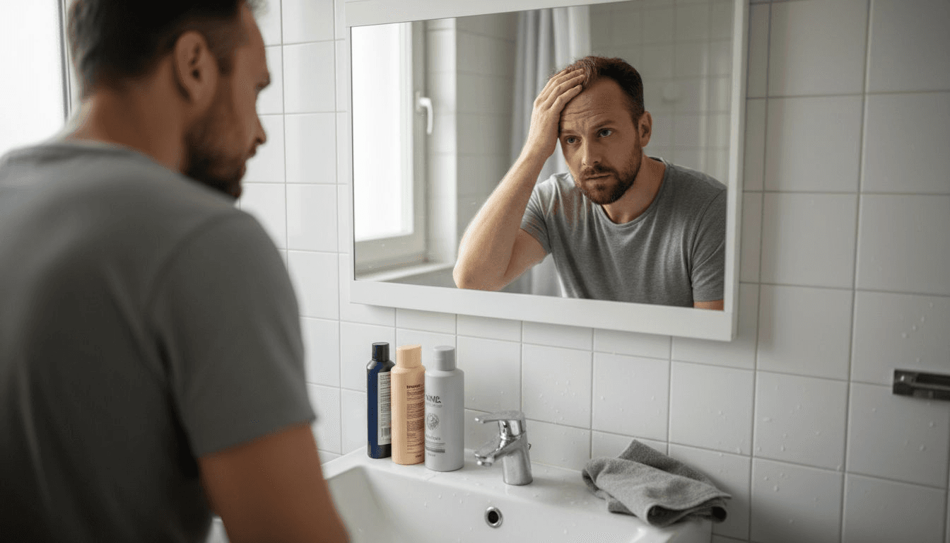 Por qué se me cae el cabello: causas y soluciones para hombres