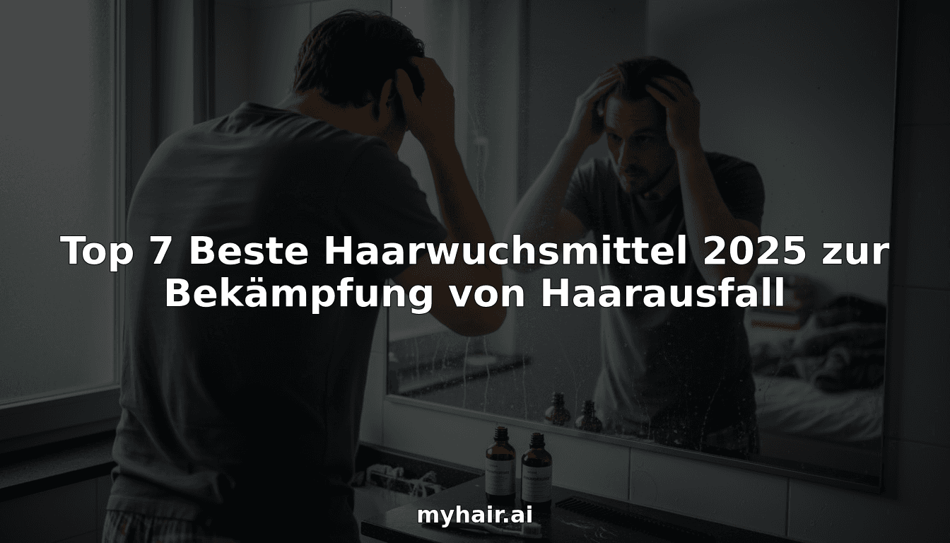 Top 7 Beste Haarwuchsmittel 2025 zur Bekämpfung von Haarausfall