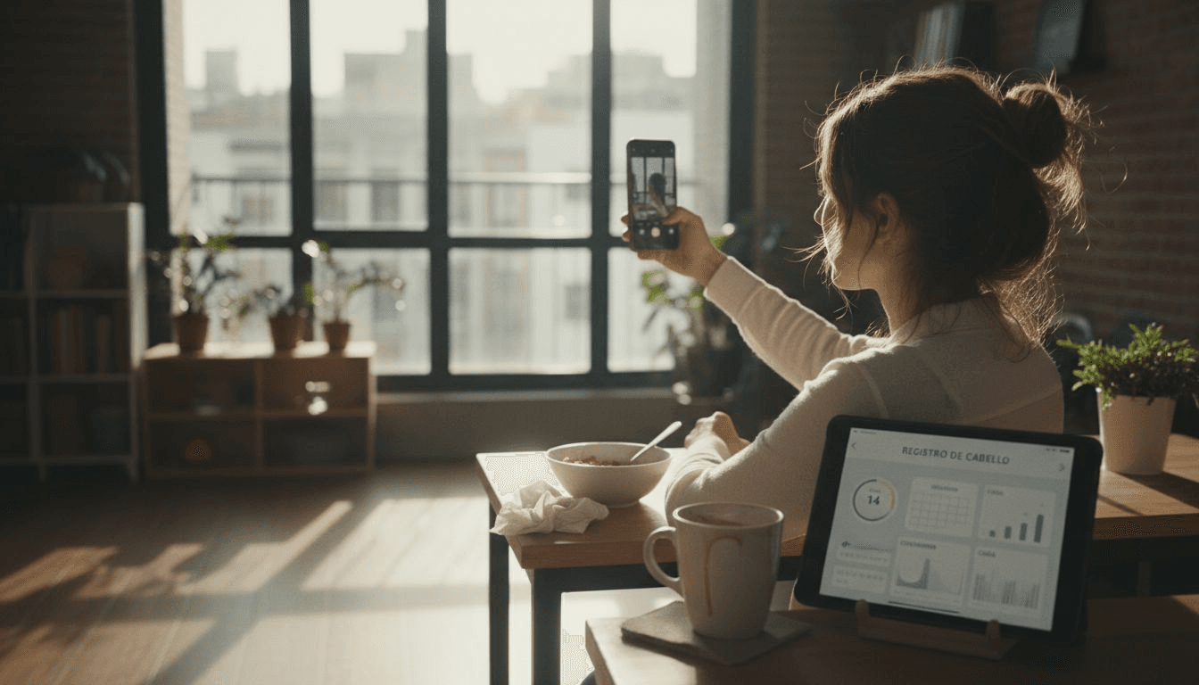 Cómo monitorear cambios en el cabello con herramientas digitales