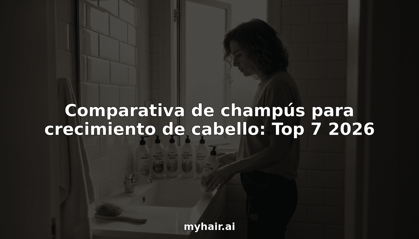 Comparativa de champús para crecimiento de cabello: Top 7 2026