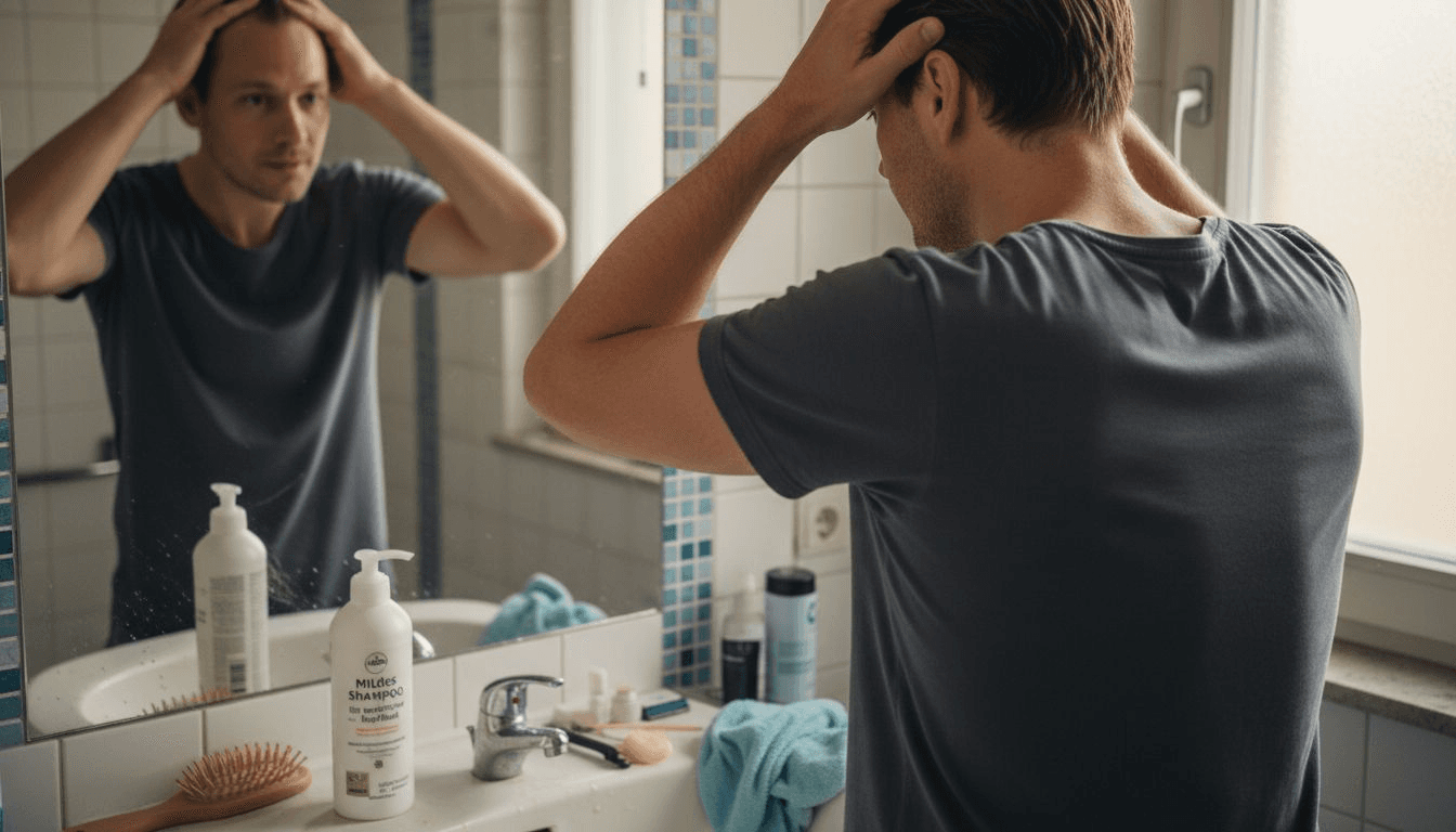 7 wirksame Haarpflege Tipps für Männer bei Haarausfall