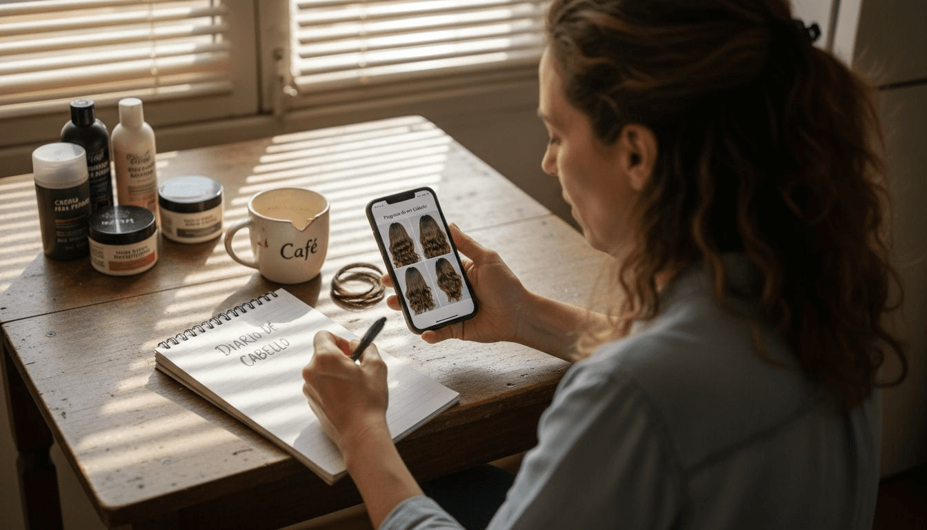 Cómo crear un diario de crecimiento capilar paso a paso
