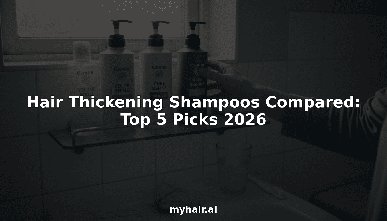 Hair Thickening Shampoos Compared: Top 5 Picks 2026