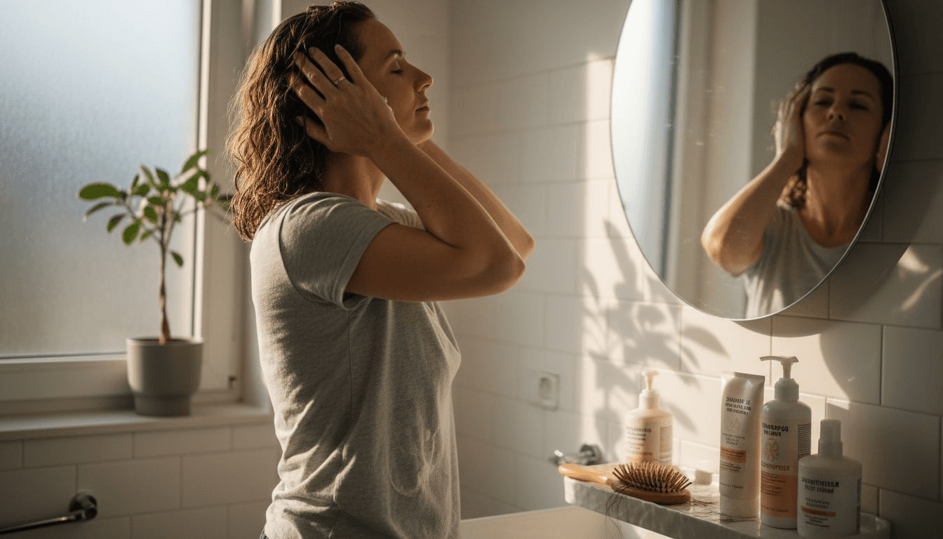 Gesunde Kopfhaut Schritt für Schritt: 30% weniger Haarausfall
