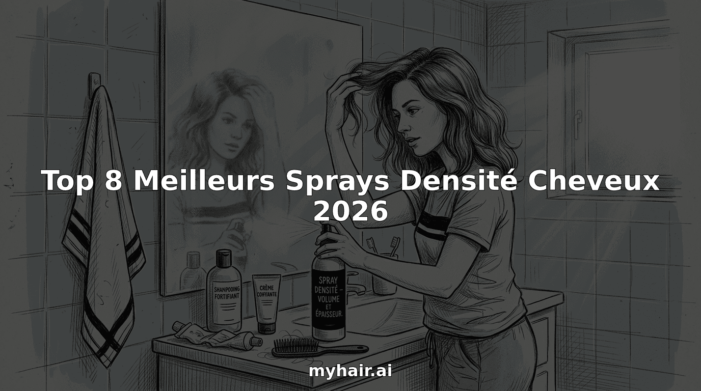 Top 8 Meilleurs Sprays Densité Cheveux 2026