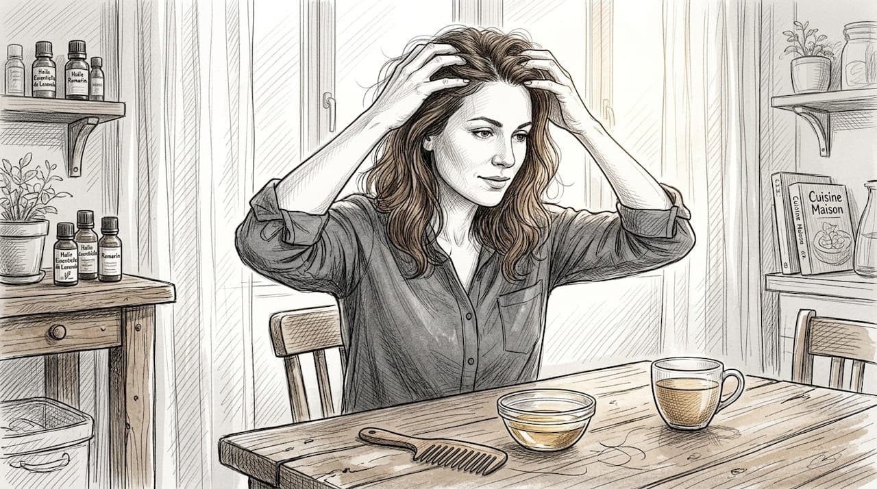 Huiles essentielles cheveux: efficacité prouvée à 44%