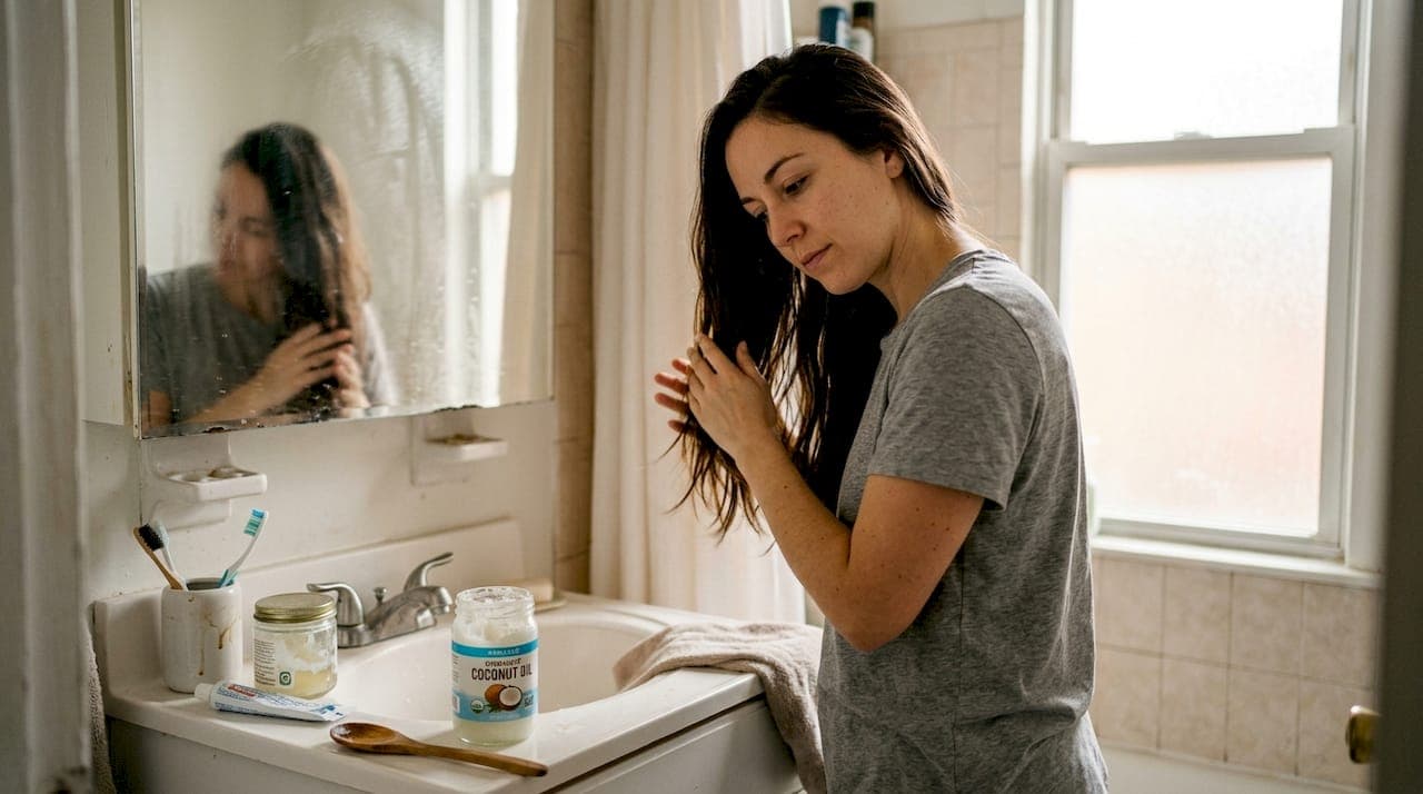 Organic coconut oil for hair growth: myths, science, results