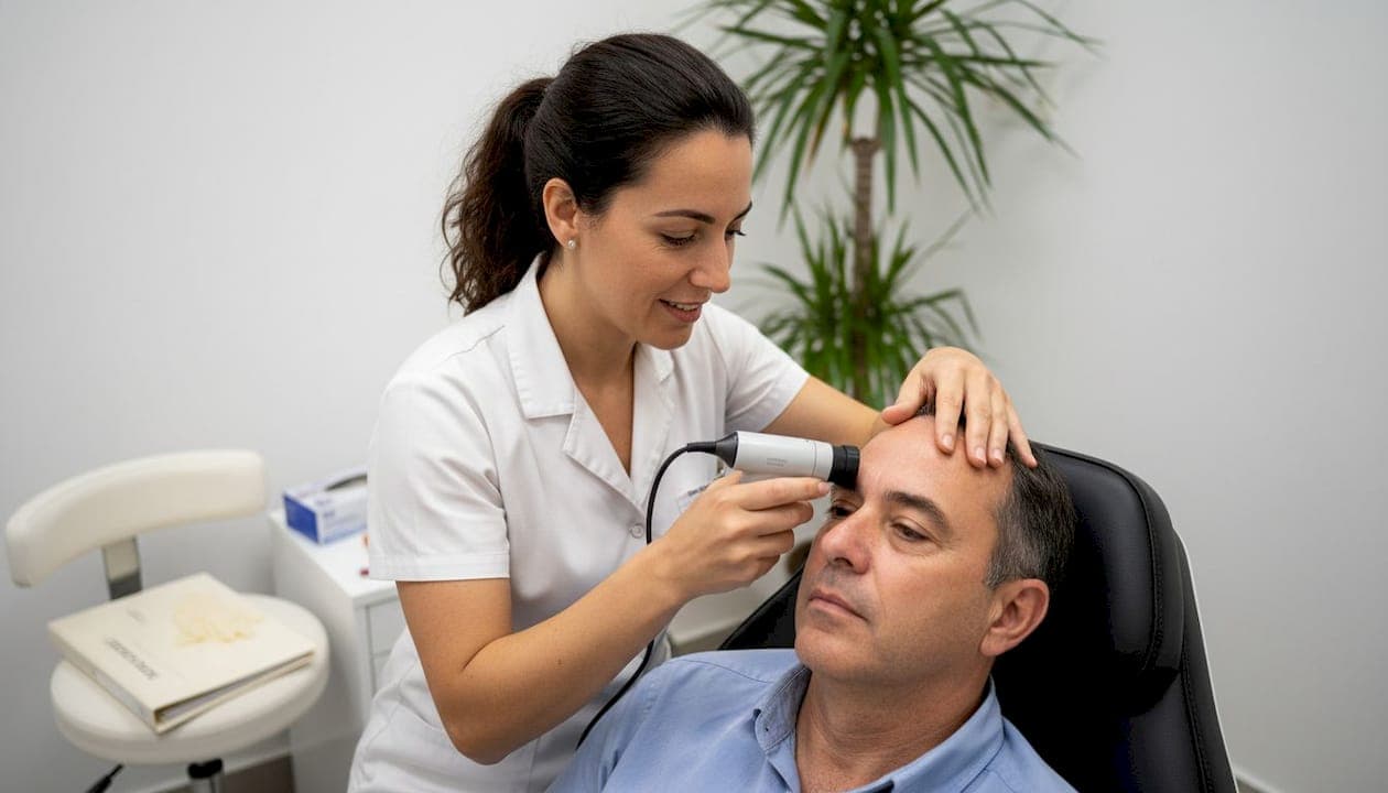 Dermatoscopia capilar: diagnóstico no invasivo en 2026