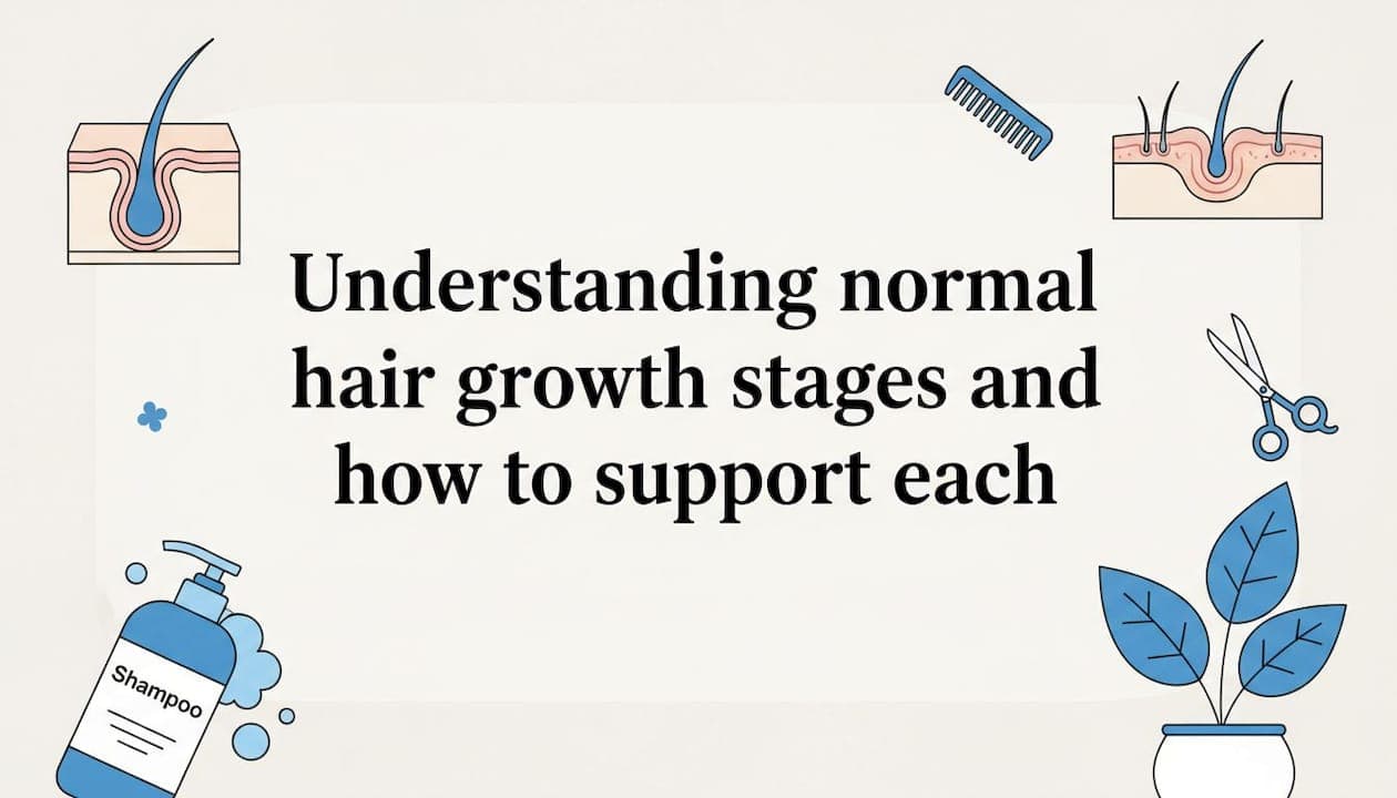 Understanding normal hair growth stages and how to support each