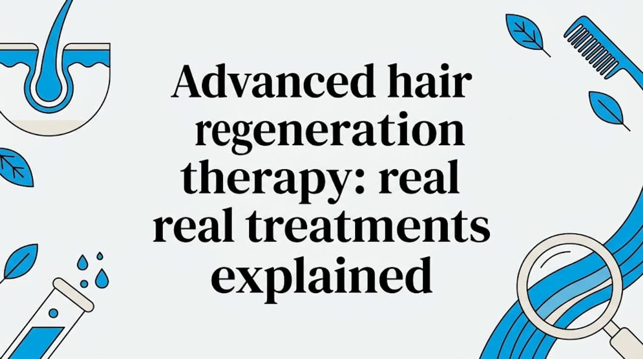 Advanced hair regeneration therapy: real treatments explained