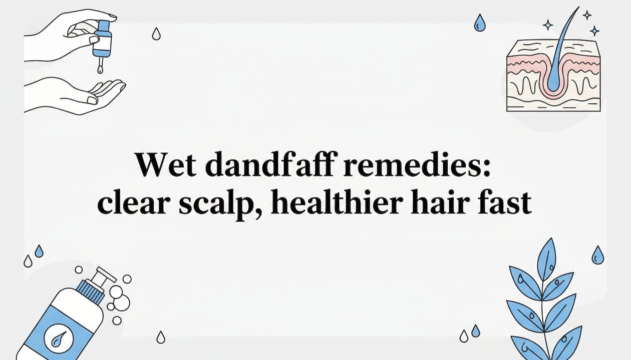 Wet dandruff remedies: clear scalp, healthier hair fast