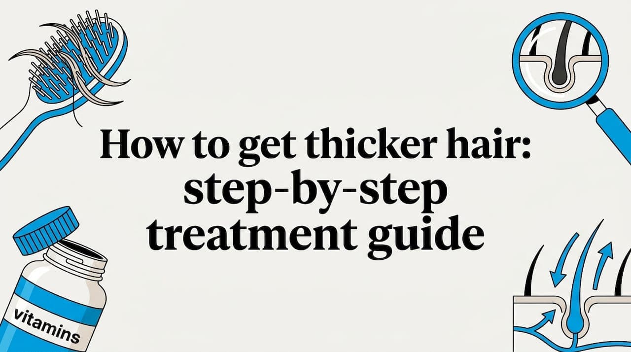 How to get thicker hair: step-by-step treatment guide