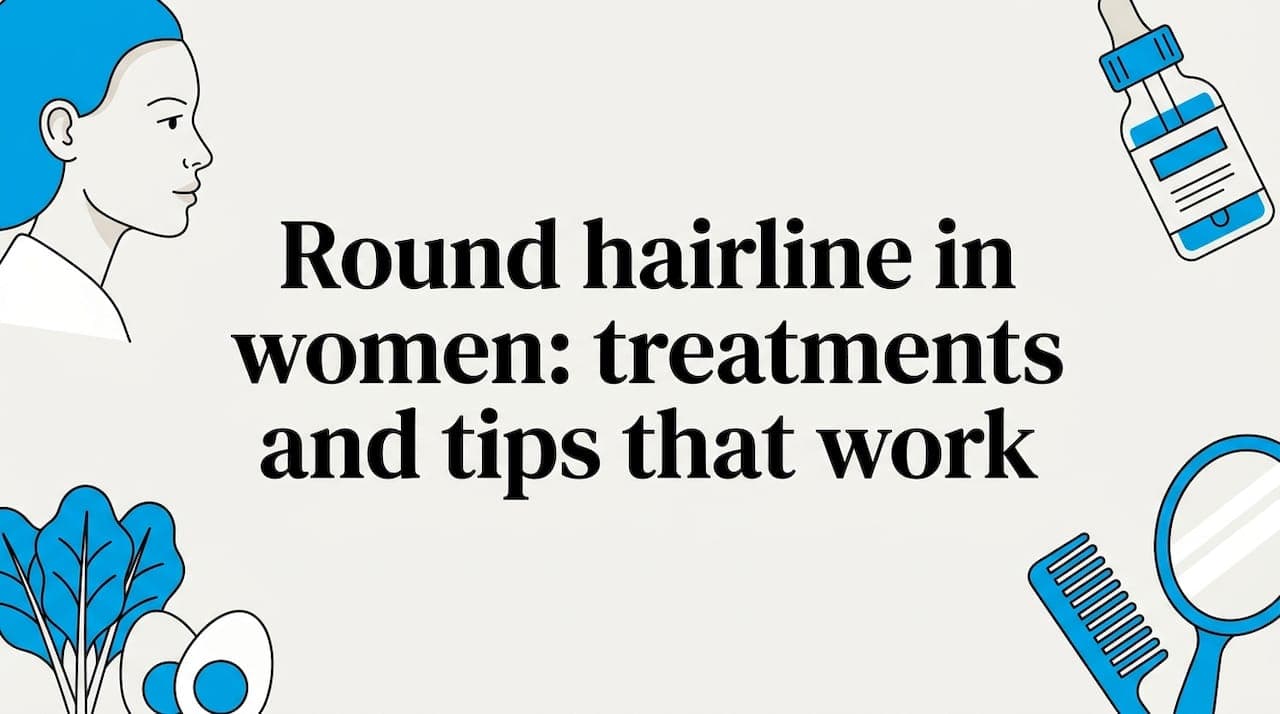 Round hairline in women: treatments and tips that work
