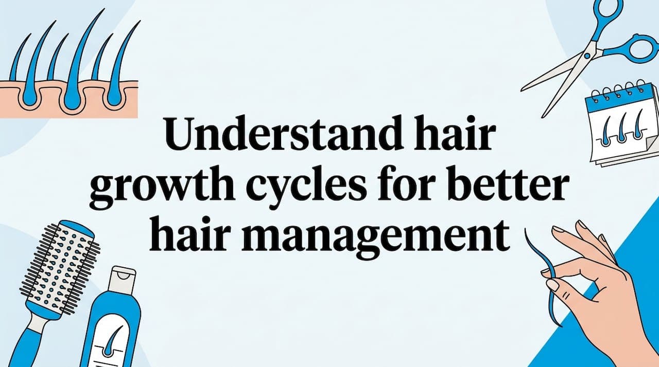 Understand hair growth cycles for better hair management