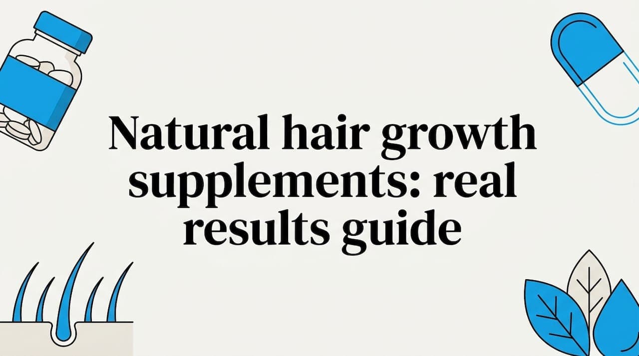 Natural hair growth supplements: real results guide