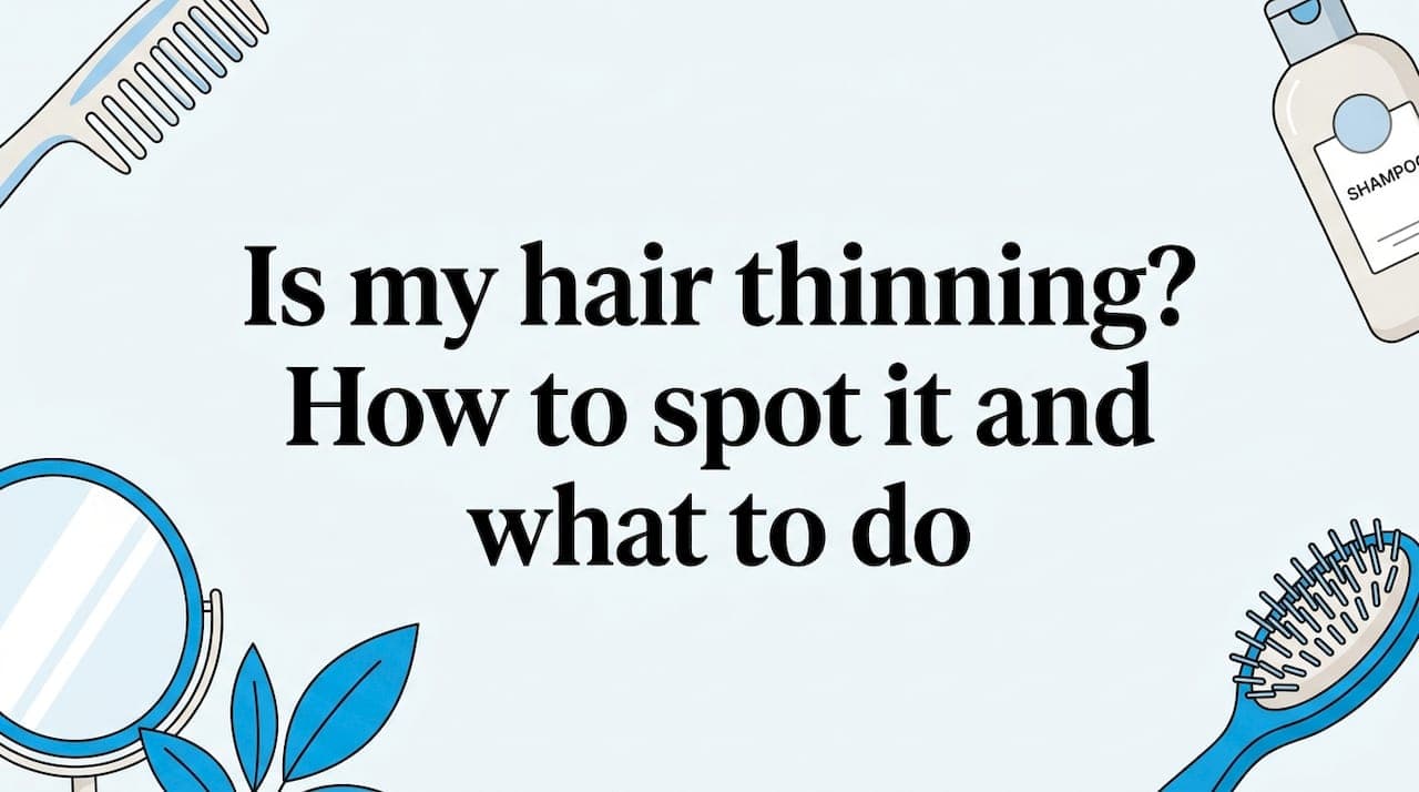 Is my hair thinning? How to spot it and what to do