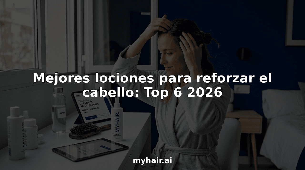 Mejores lociones para reforzar el cabello: Top 6 2026