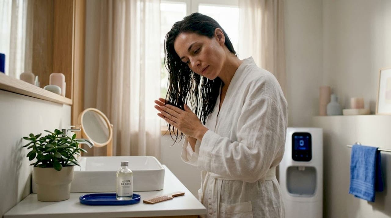 Tipos de aceite para el cabello: guía y beneficios