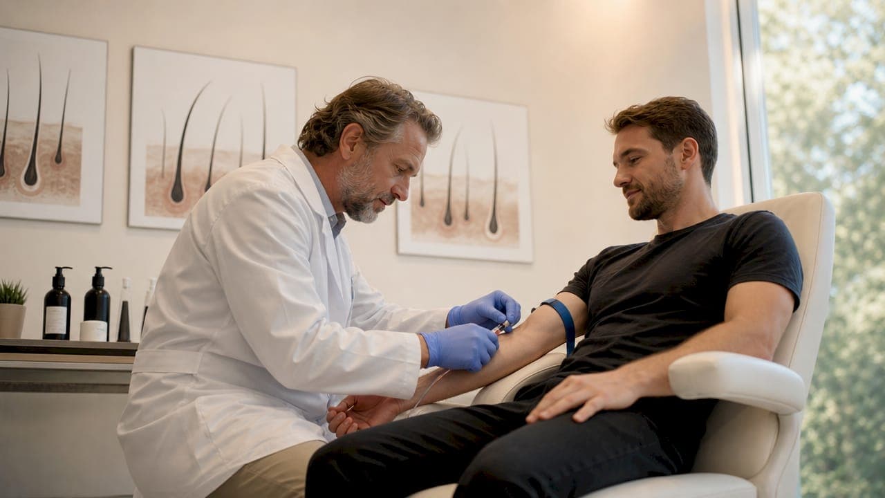 Wie funktioniert PRP bei Haarausfall? Wirkung erklärt