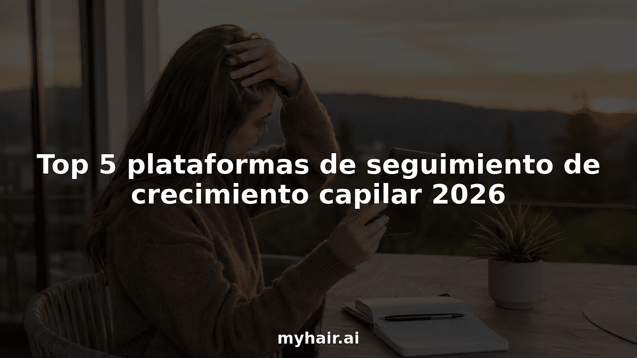 Top 5 plataformas de seguimiento de crecimiento capilar 2026