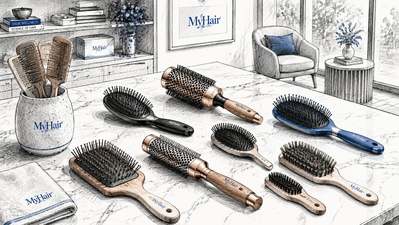 Types de brosses à cheveux : guide complet 2026