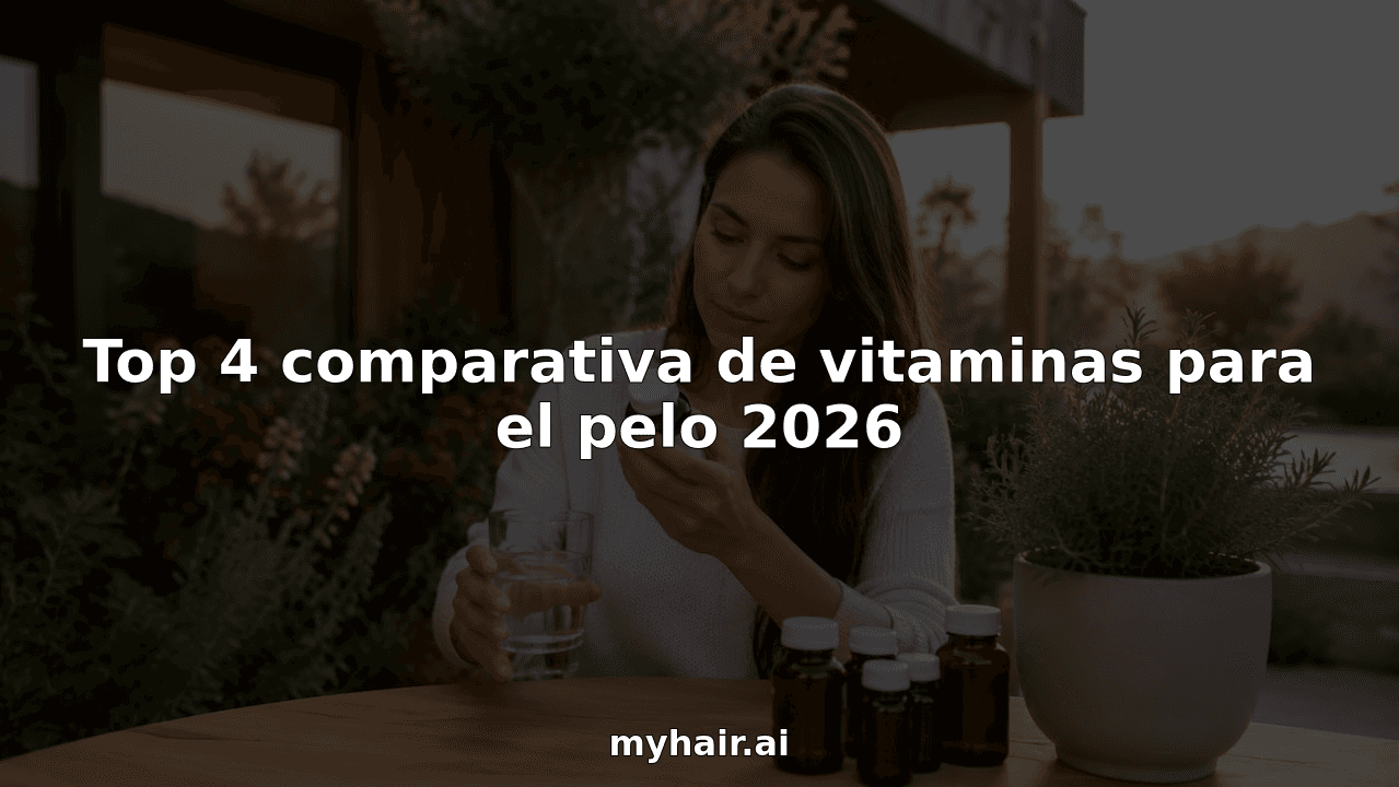 Top 4 comparativa de vitaminas para el pelo 2026