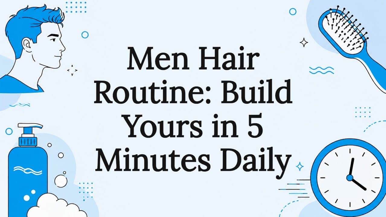 Men Hair Routine: Build Yours in 5 Minutes Daily