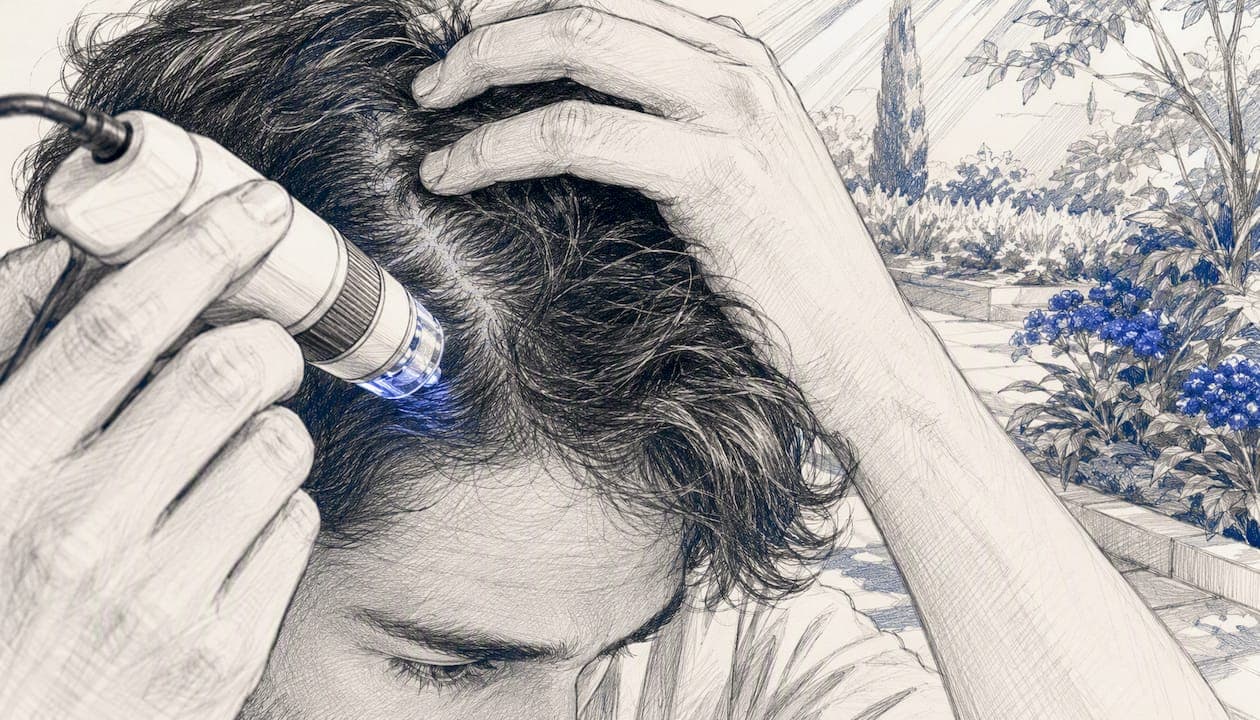 Scans numériques pour cheveux : mesurer et suivre la pousse