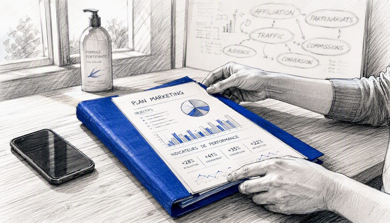 Stratégie marketing marque capillaire : POC SaaS en 3–4 mois