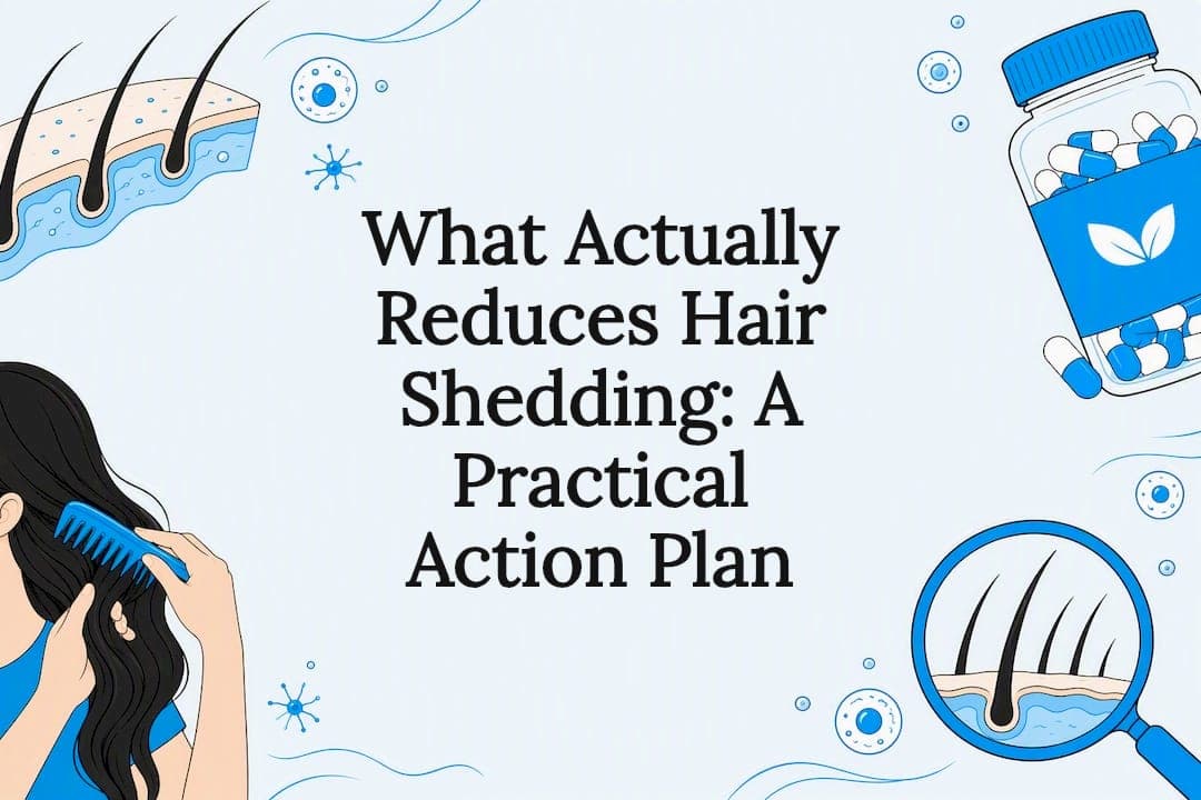 What Actually Reduces Hair Shedding: A Practical Action Plan