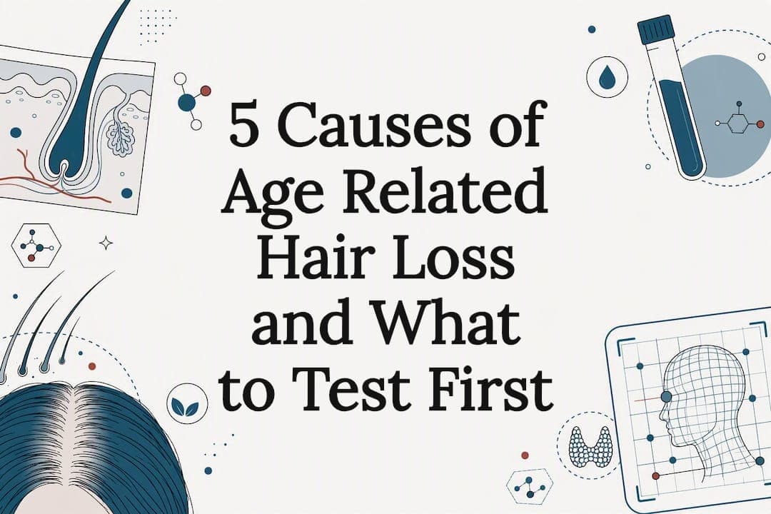 5 Causes of Age Related Hair Loss and What to Test First