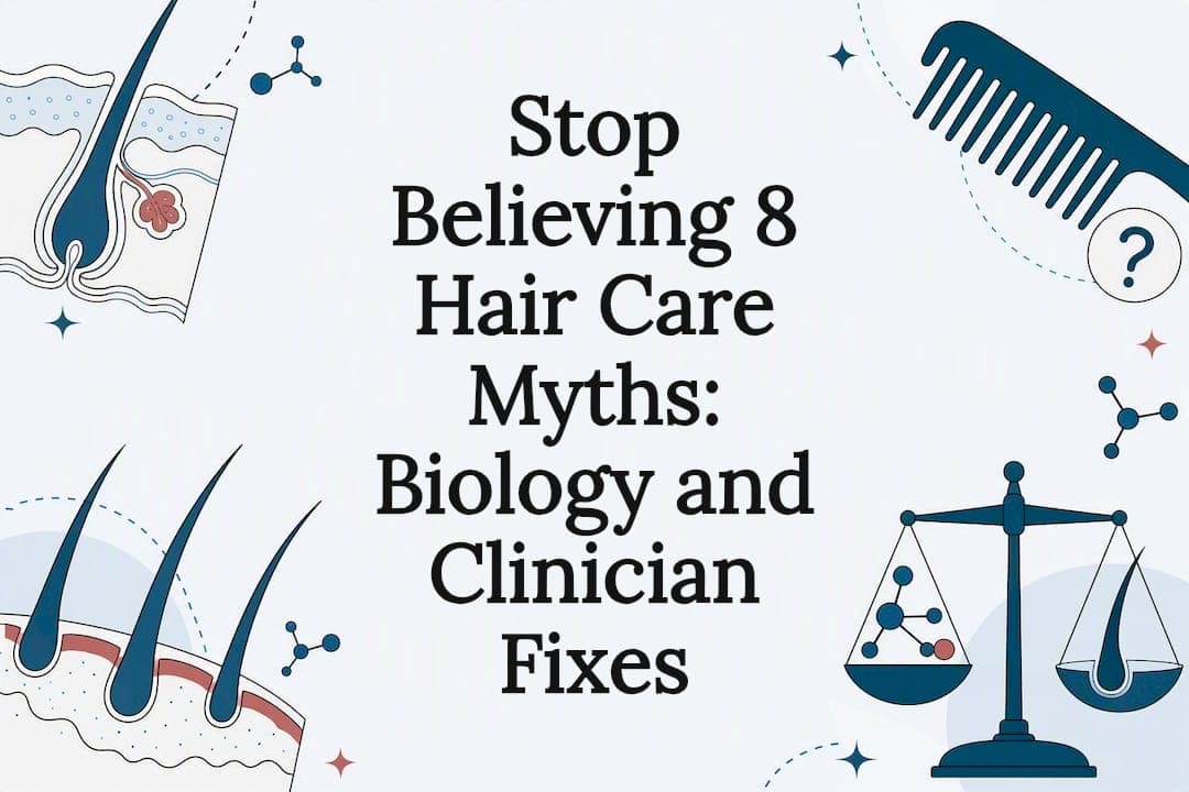 Stop Believing 8 Hair Care Myths: Biology and Clinician Fixes