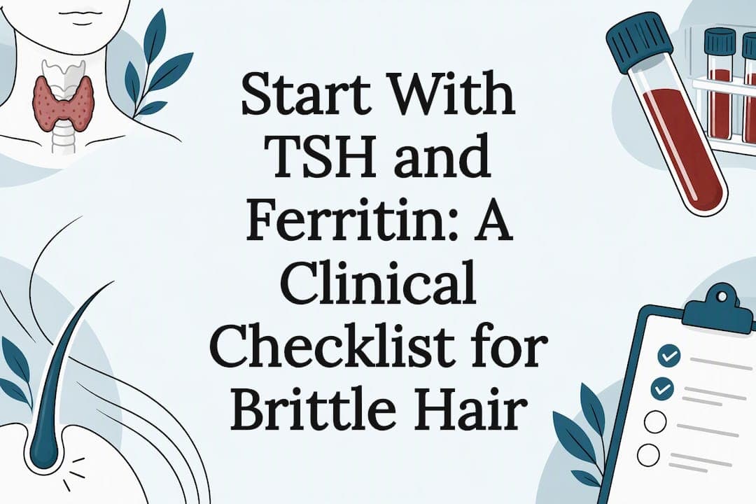 Start With TSH and Ferritin: A Clinical Checklist for Brittle Hair
