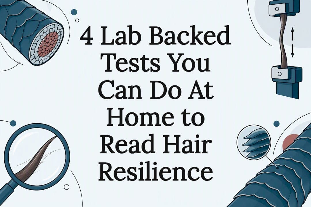 4 Lab Backed Tests You Can Do At Home to Read Hair Resilience