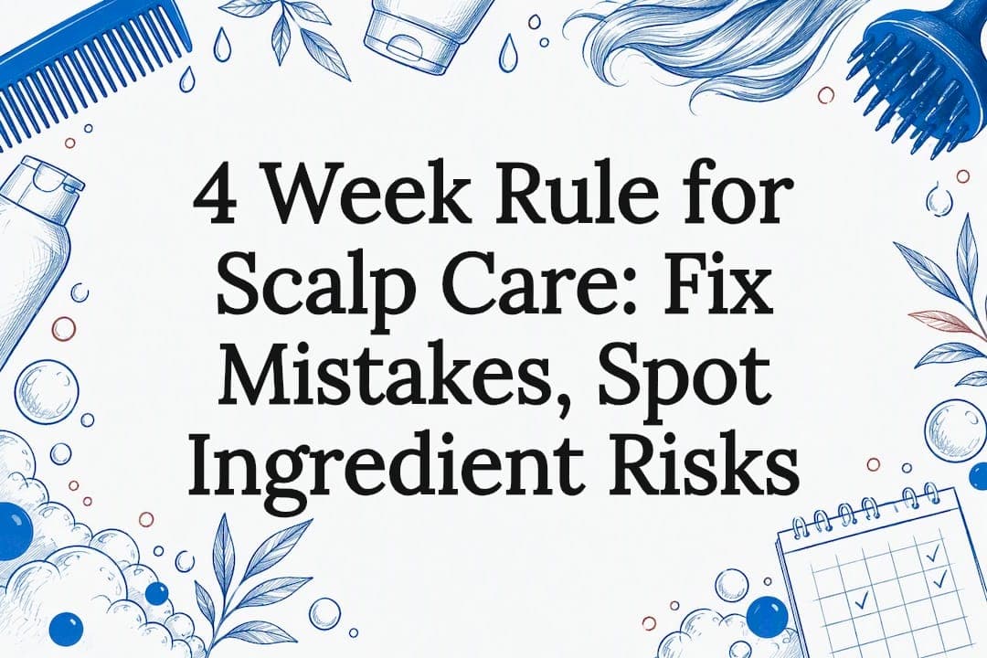 4 Week Rule for Scalp Care: Fix Mistakes, Spot Ingredient Risks