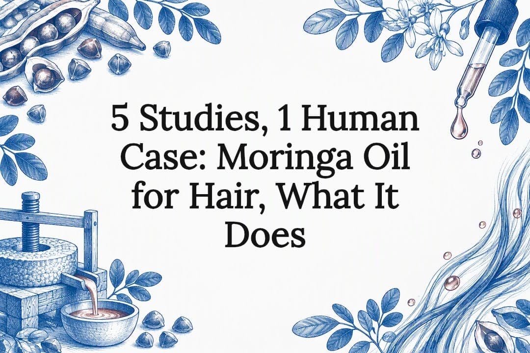 5 Studies, 1 Human Case: Moringa Oil for Hair, What It Does