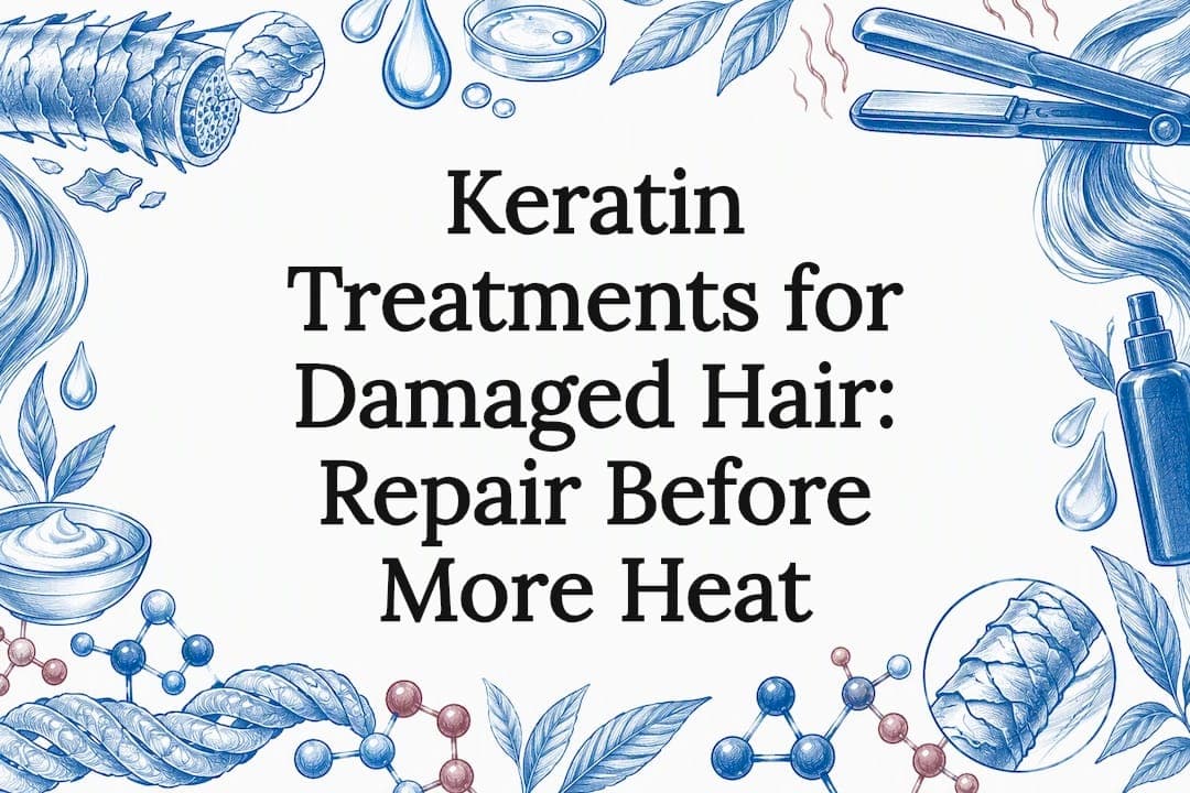 Keratin Treatments for Damaged Hair: Repair Before More Heat
