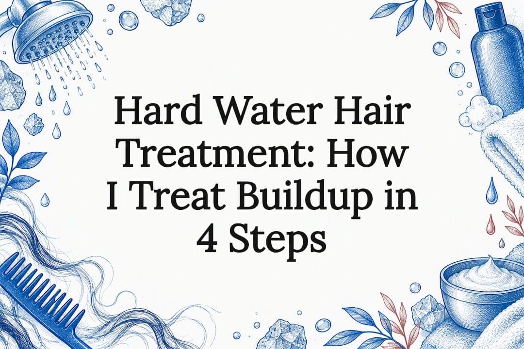 Hard Water Hair Treatment: How I Treat Buildup in 4 Steps
