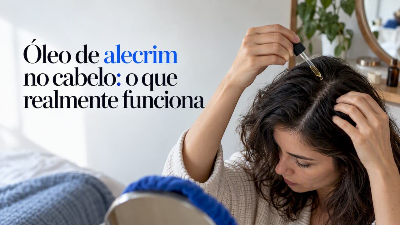 Óleo de alecrim no cabelo: o que realmente funciona