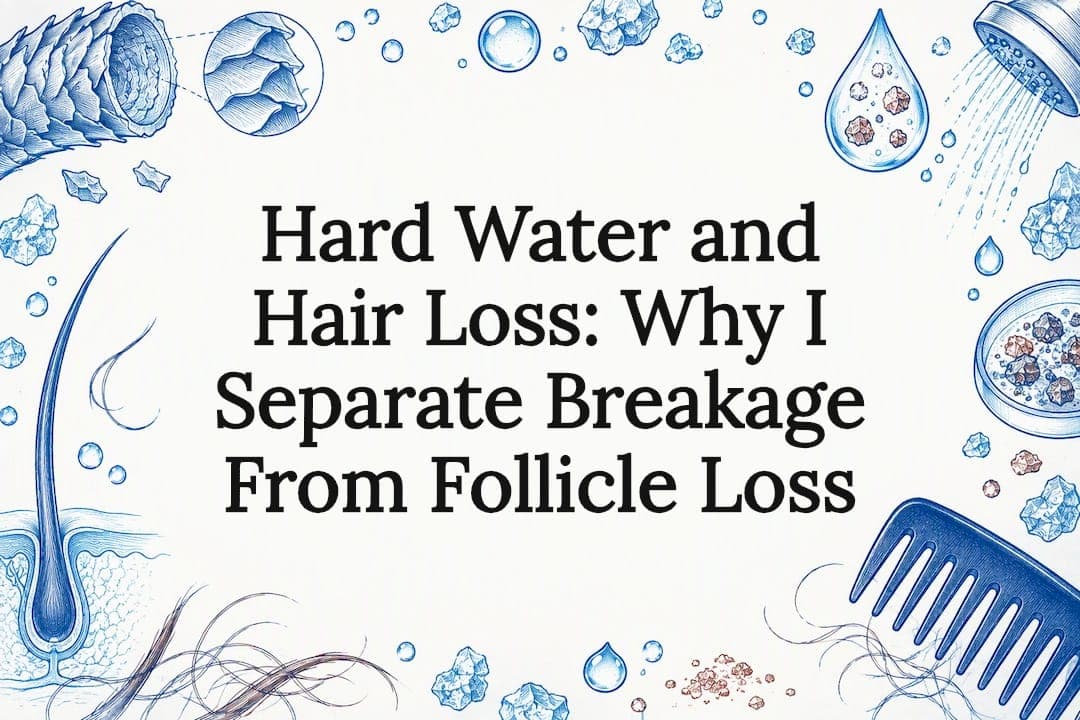 Hard Water and Hair Loss: Why I Separate Breakage From Follicle Loss