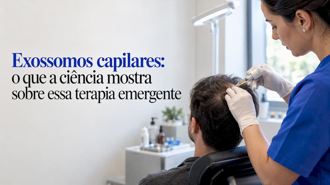Exossomos capilares: o que a ciência mostra sobre essa terapia emergente