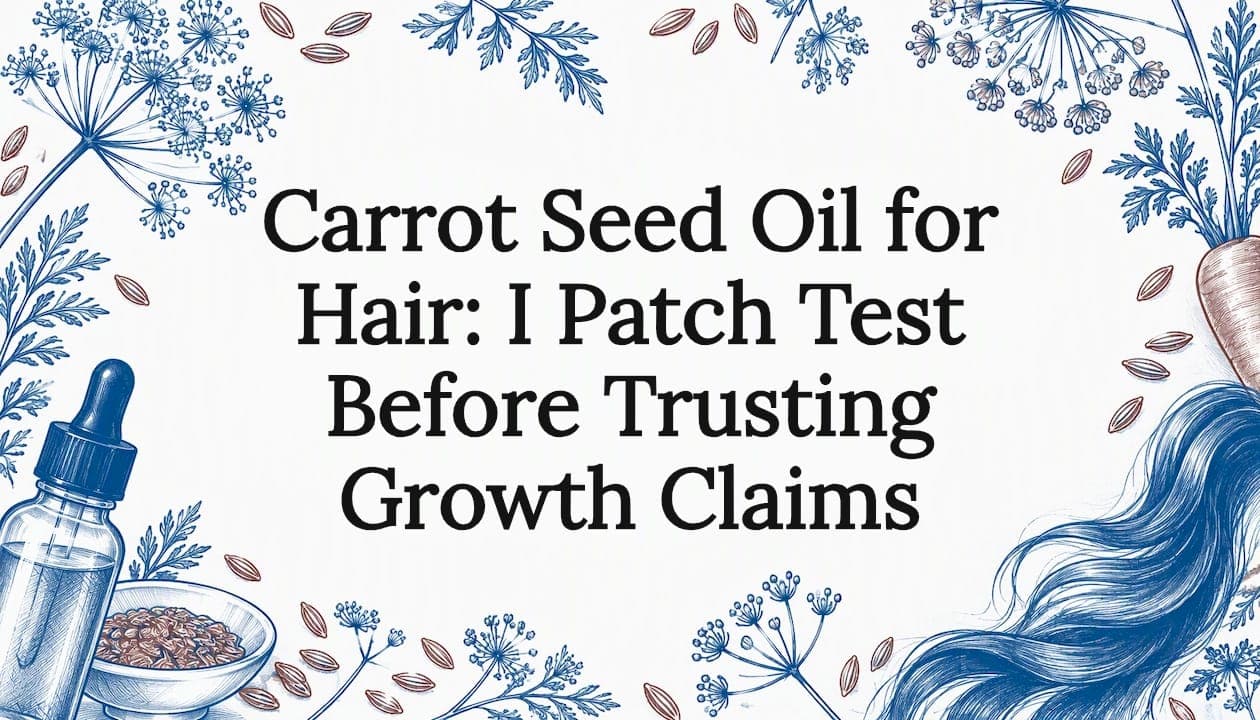 Carrot Seed Oil for Hair: I Patch Test Before Trusting Growth Claims