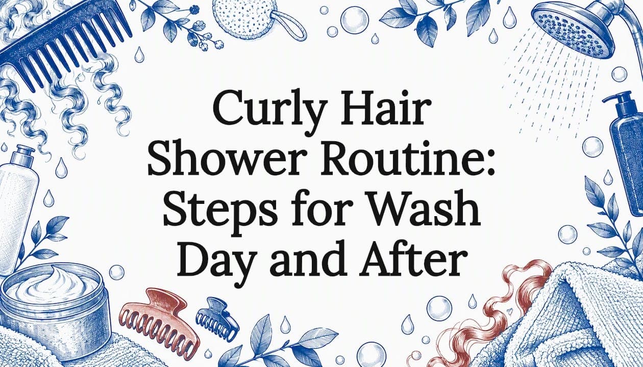 Curly Hair Shower Routine: Steps for Wash Day and After
