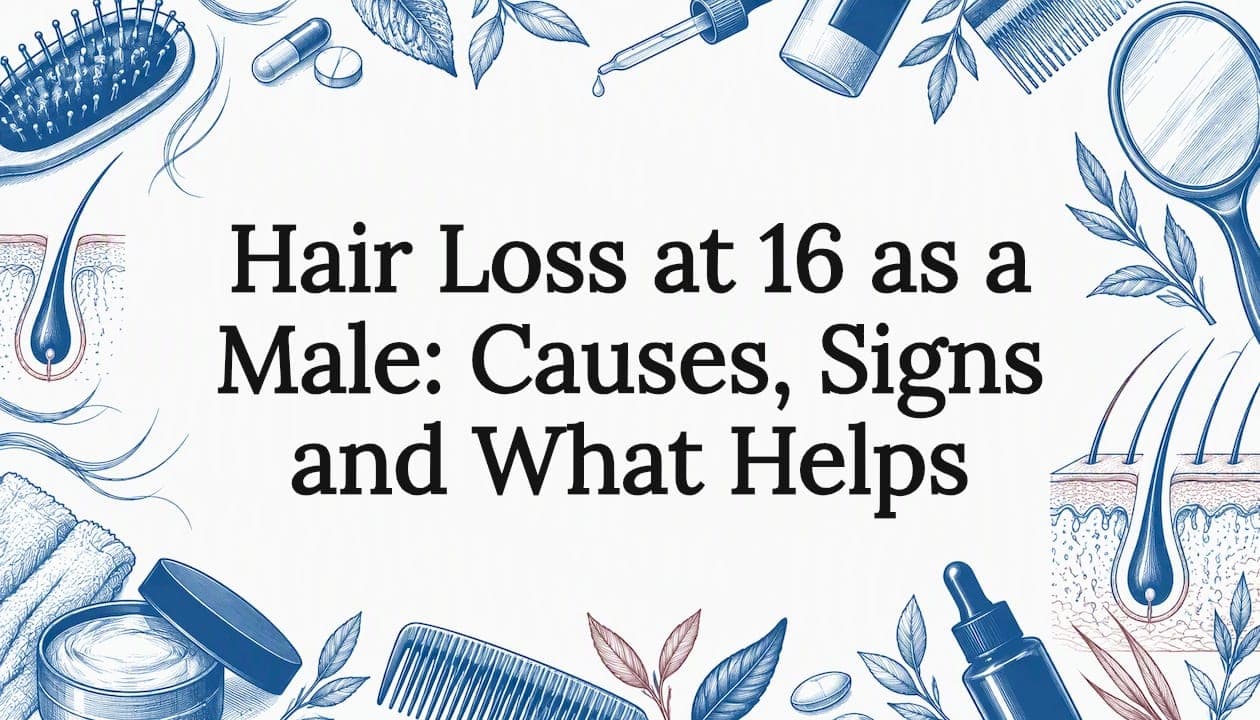 Hair Loss at 16 as a Male: Causes, Signs and What Helps